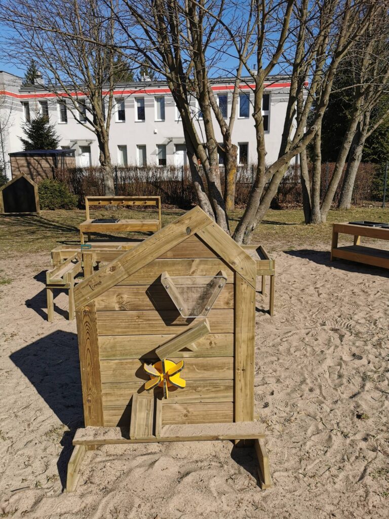 drewniane elementy Outdoorowego Placu Zabaw